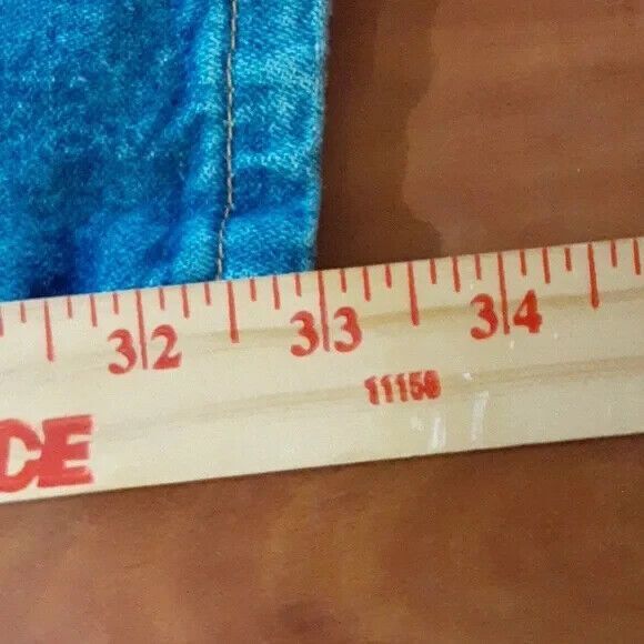 Wrangler women's size 13 blue jeans 13X34 Inseam measures 33 inches - Picture 10 of 14